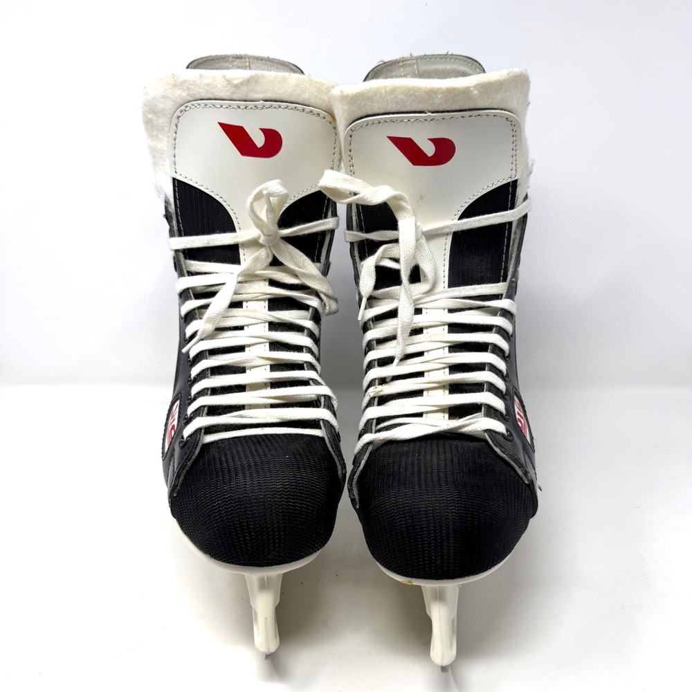 VIC Wind 3000 Vintage Ice Hockey Skates Mens Size 11 Black White Red USA Canada
